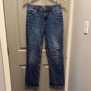 Boys’s Wrangler Classic Straight Fit Blue Jeans